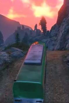 Mountain bus game screenshot 1
