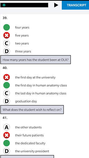25 Simulator – TOEFL® Test with correction offline screenshot 6