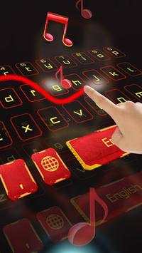 Red Robot Music keyboard Theme screenshot 4