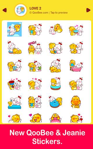 QooBee Agapi WAStickerApp screenshot 2