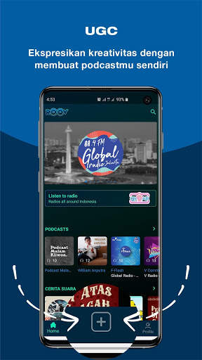 ROOV - Radio Indonesia,Podcast,RadioPlay,Spiritual screenshot 1