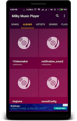 Milky Music Player screenshot 2