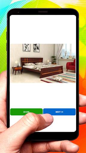 Wooden Designer Bed скриншот 1