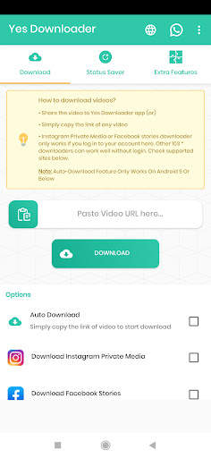 Yes Downloader screenshot 1