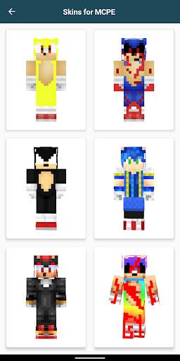 Soni Skins for Minecraft PE screenshot 1