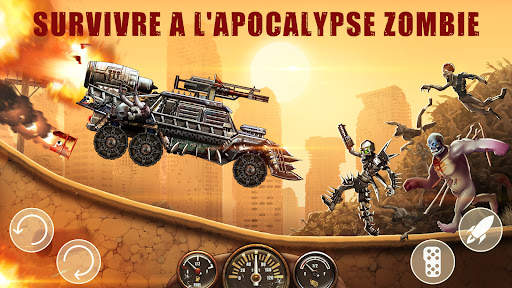 Zombie Hill Racing: Earn Climb screenshot 2