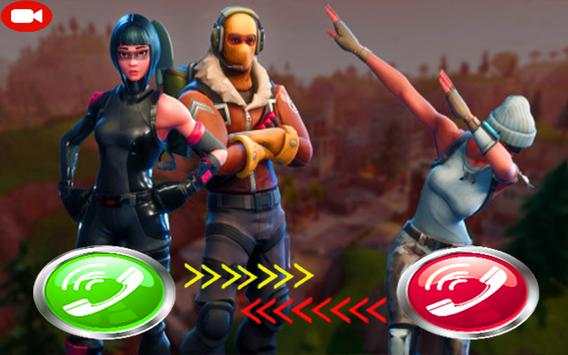 Fake call From Vedio Fortnite screenshot 1