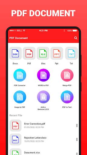 PDF reader - PDF converter pro , Convert to PDF screenshot 1