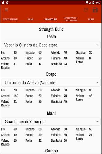 Character Planner for Bloodborne screenshot 5