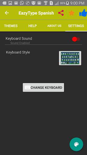 EazyType Spanish Keyboard Emoji & Stickers Gifs screenshot 4