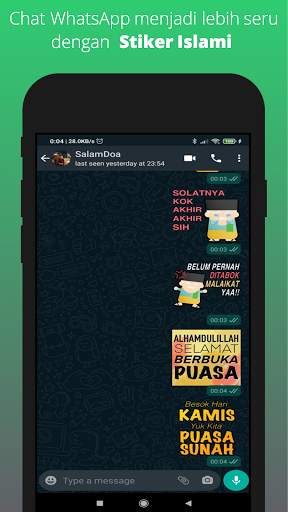 Salam Doa : Aplikasi Stiker WA Islami screenshot 3