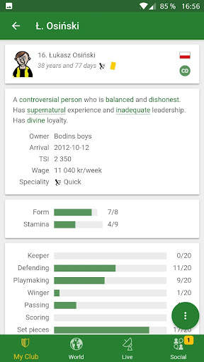 Hattrick Football Manager Game screenshot 3