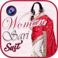 women saree suit photo montage on 9Apps