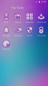 Glitter CM Launcher Theme screenshot 4