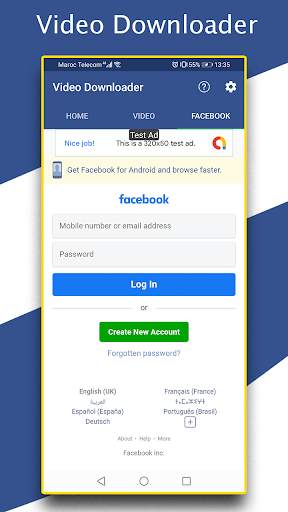 Video Downloader for Facebook screenshot 1