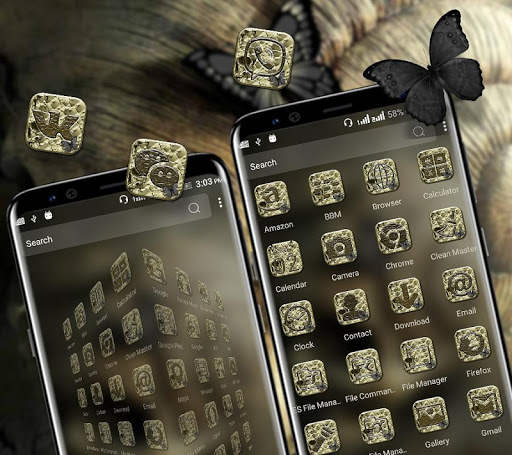 Fantasy Skull Launcher Theme screenshot 2