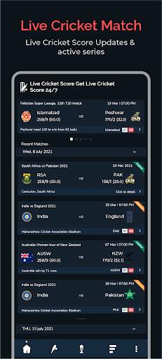 Live Cricket Match & Cricket Score: Live Score screenshot 1