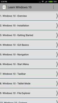 Learn Windows 10 скриншот 1
