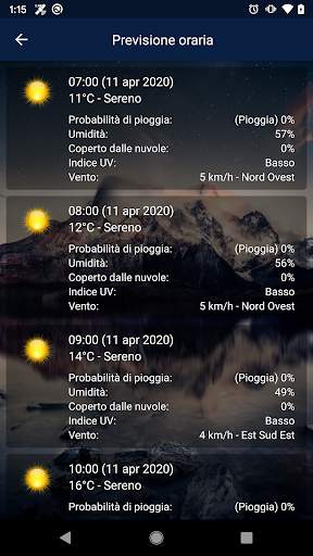 Previsioni meteo tempo reale screenshot 3
