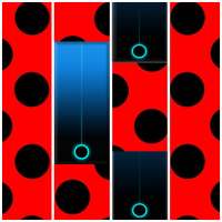 Piano Tiles Ladybug Noir 2 icon