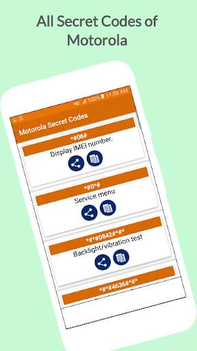 Secret Codes for Motorola Mobiles screenshot 2