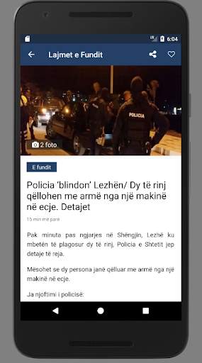 Lajmi Fundit - Shqipëri screenshot 3