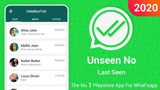 Unseen for Whatsapp - No Last Seen on messages screenshot 1