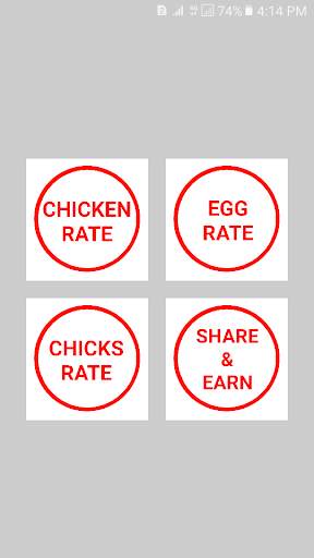 Poultry Rates - Today Egg and Broiler Chicken Rate screenshot 1