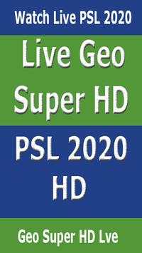 Live Geo Super TV HD - PSL 2020 Cricket screenshot 1
