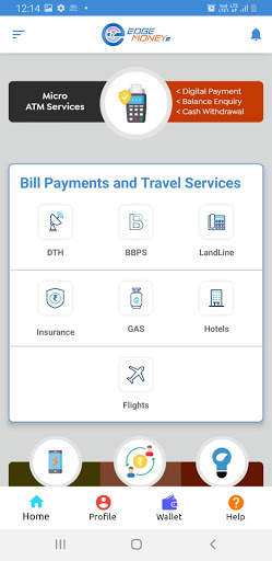 Edge Money - AEPS Micro ATM screenshot 1