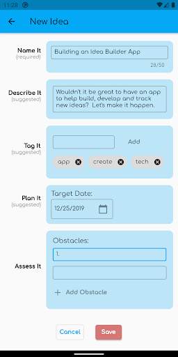 Idea Builder скриншот 2