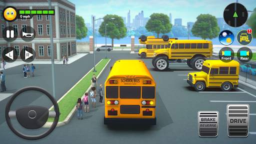Juego De Autobús Escolar En 3D screenshot 1