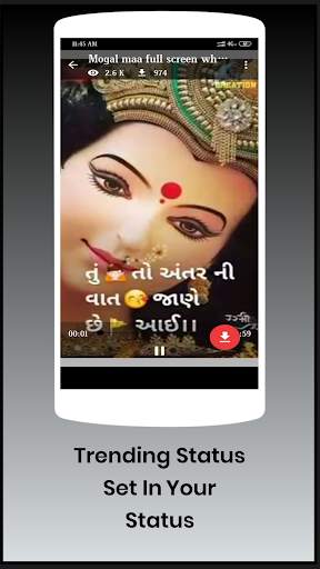Mogal maa video status- Full screen video status screenshot 6