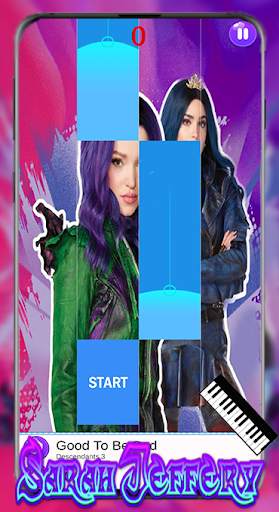 Sarah Jeffery Piano Tiles screenshot 4