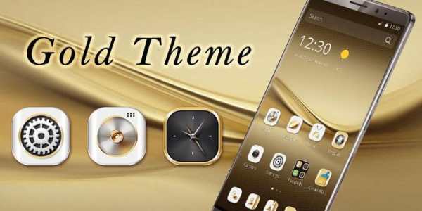 Gold Theme for Huawei Mate 8 screenshot 1