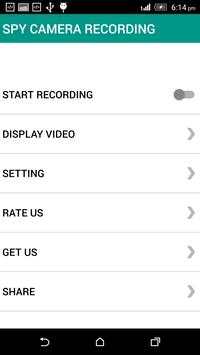 Spy/Secret Camera Recording screenshot 2