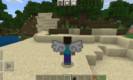 Wings mod fly minecraft pe screenshot 6