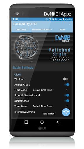 Polished Style HD Watch Face & Clock Widget screenshot 5
