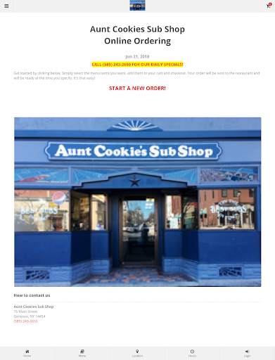 Aunt Cookie's Sub Shop screenshot 4
