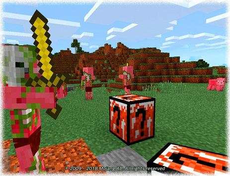 New Lucky Block Minecraft Mod screenshot 1