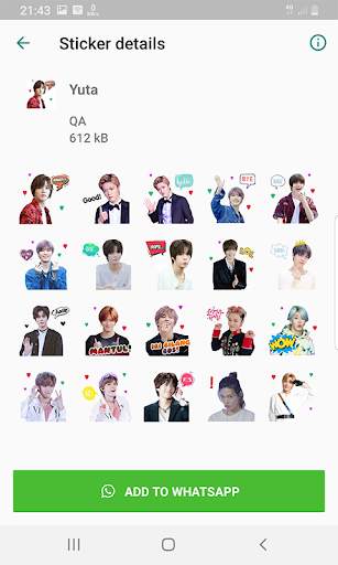 NCT 127 WAStickerApps KPOP Idol for Whatsapp screenshot 8