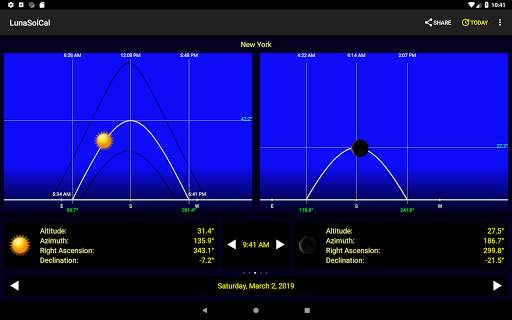 LunaSolCal Mobile screenshot 2