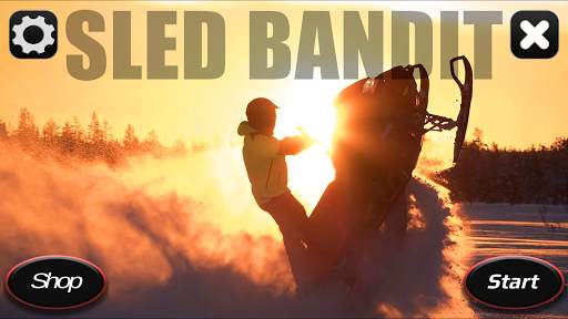 Sled Bandit - Snowmobile Racing Game screenshot 3