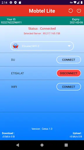 Mobtel vpn screenshot 3