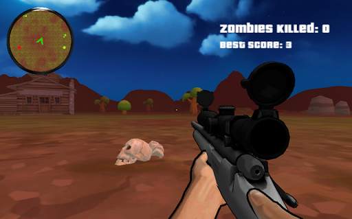 Sniper Attack : Zombie Animals screenshot 4