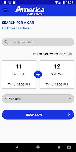 America Car Rental screenshot 1