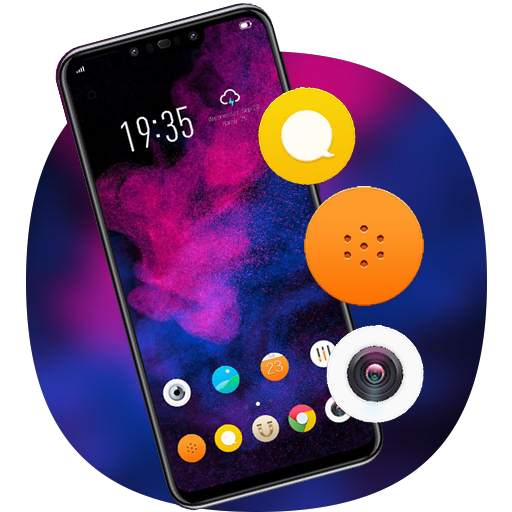 Colorful Particles theme Realme 3 launcher 2.0.1