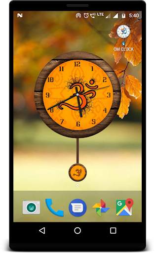 OM Clock live wallpaper screenshot 4