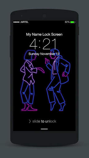 Love Neon Lock Screen screenshot 3