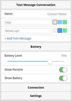iFake Text Message скриншот 2